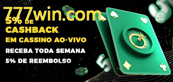 Promoções do cassino ao Vivo 777win.com